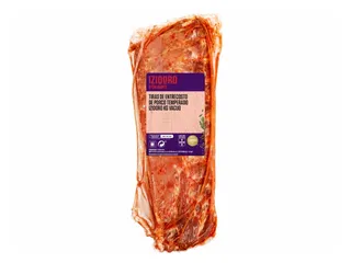 tiras de entrecosto de porco temperado kg