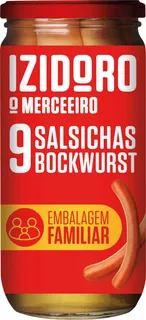 Salsichas Bockwurst em Frasco Izidoro