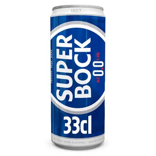 Cerveja sem Álcool 0,0%, lata 33 cl Super Bock
