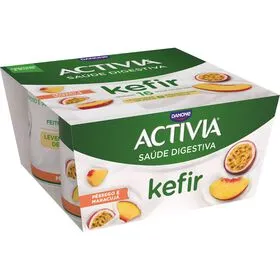 Kefir Pêssego e Maracujá Activia Danone