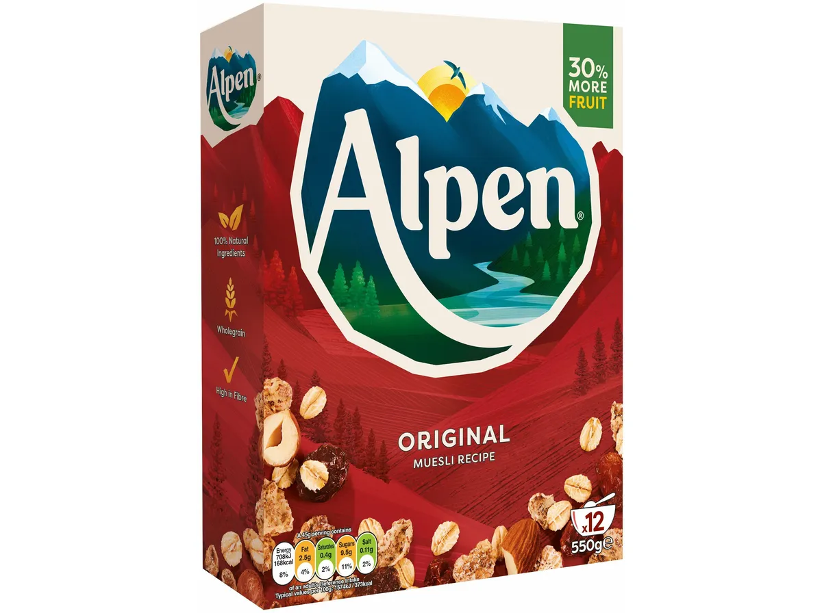 Cereais Alpen normal 550 g