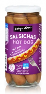 Salsichas Hot Dog em Frasco Pingo Doce