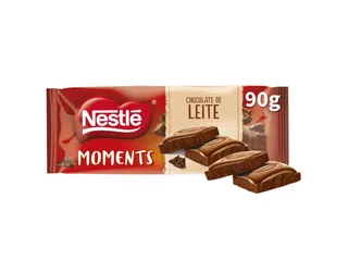 Tablete Nestlé Moments chocolate de leite 90 g