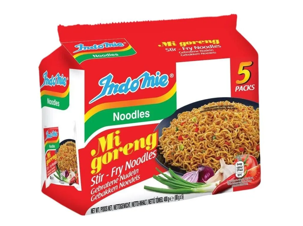 Noodles Indomie mi goreng 400 g (pack 5)
