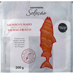 Salmão Fumado da Noruega Continente Seleção