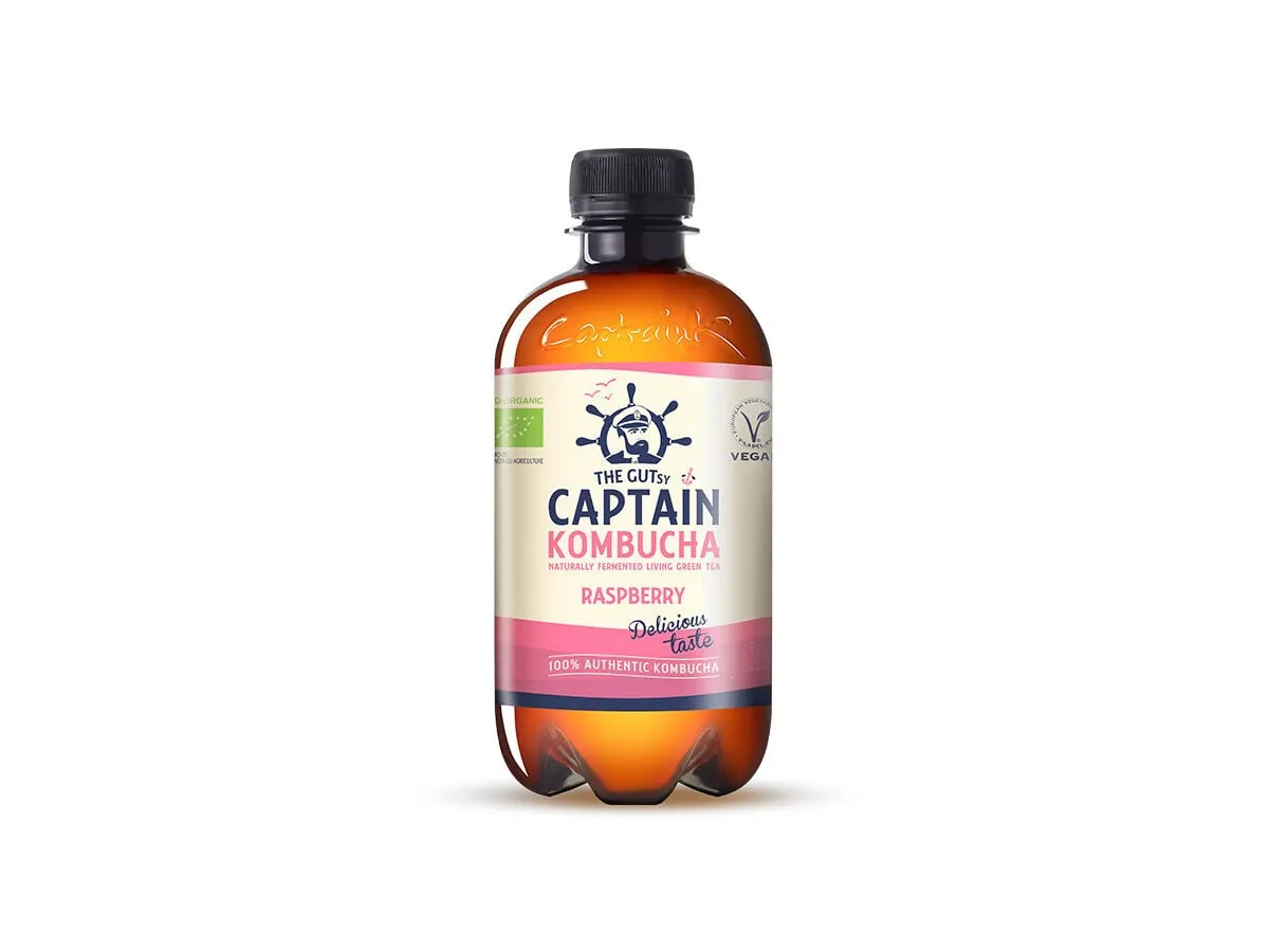 Kombucha THE Gutsy Captain framboesa bio 400 ml