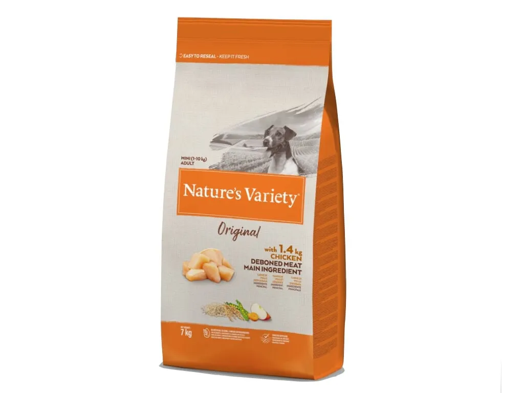 Ração para cão Nature's Variety mini adulto frango 7 kg