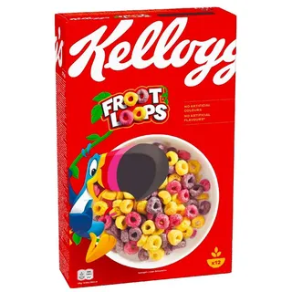 Cereais froot loops, embalagem de 375g KelloggS