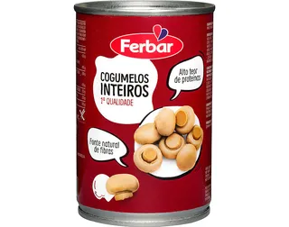 Cogumelos inteiros Ferbar 290(155)g