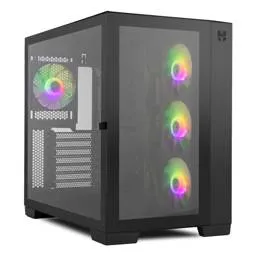 Caixa ATX Nox Hummer Astra ARGB Tempered Glass Preta