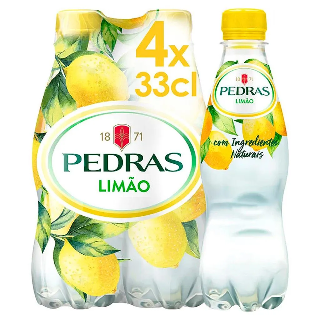 Água com gás limão