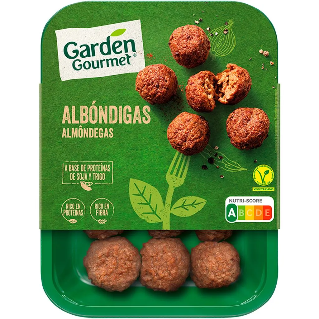 Almôndegas vegetarianas, embalagem de 200g