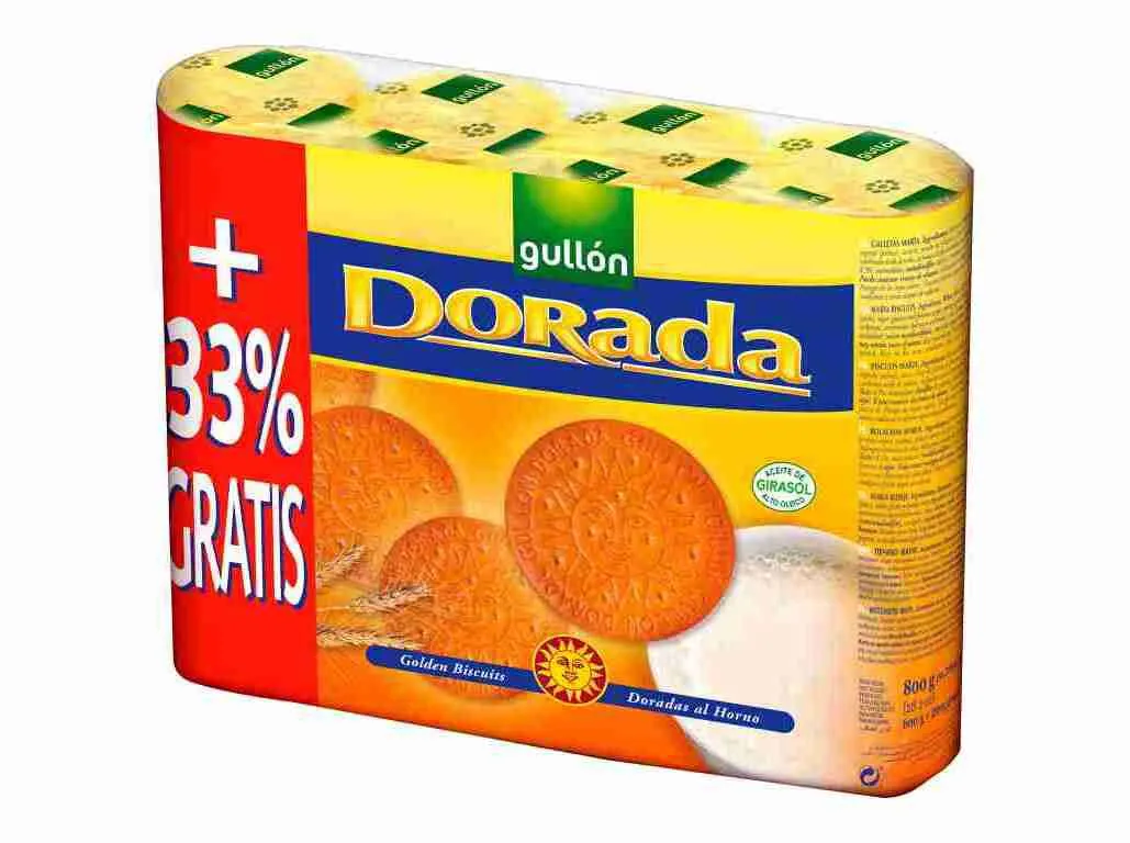 Bolacha Gullon maria dorada 3 x 200 g 33% grátis