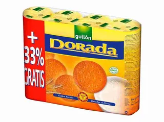 Bolacha Gullon maria dorada 3 x 200 g 33% grátis