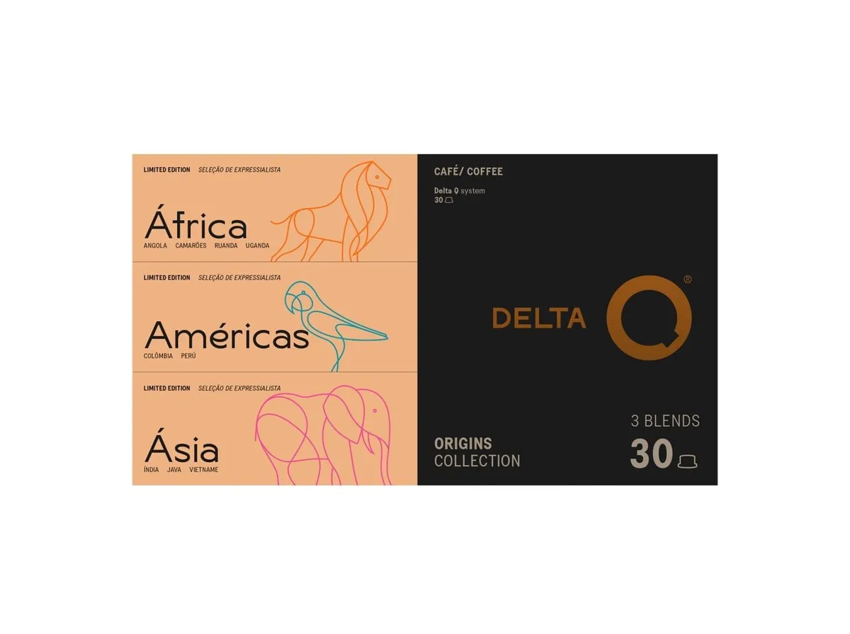 Cápsulas café Delta Q pack origens 30 un