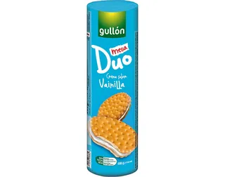 Bolacha Gullon mega duo baunilha 500 g
