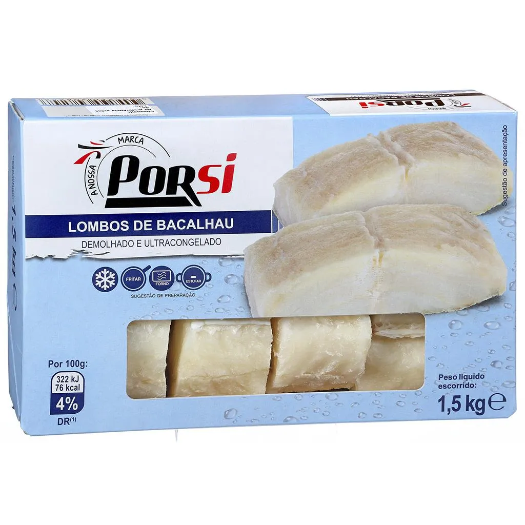 Bacalhau Lombos 1,5 kg
