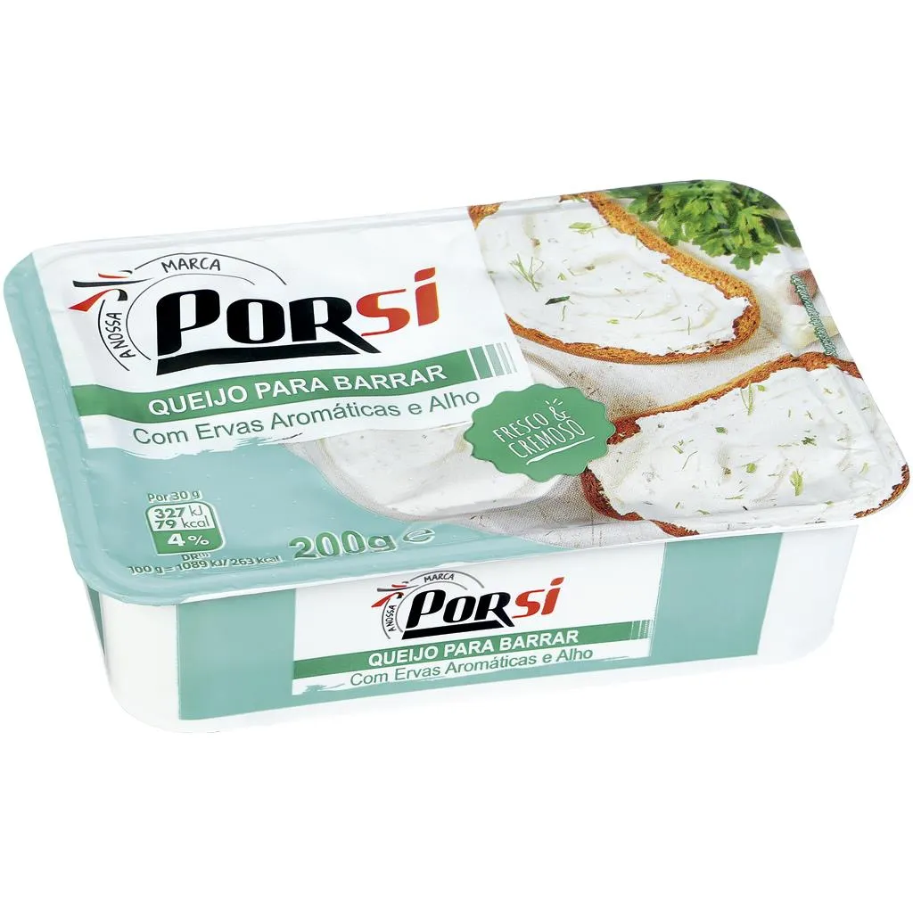 Queijo para barrar alho/ervas