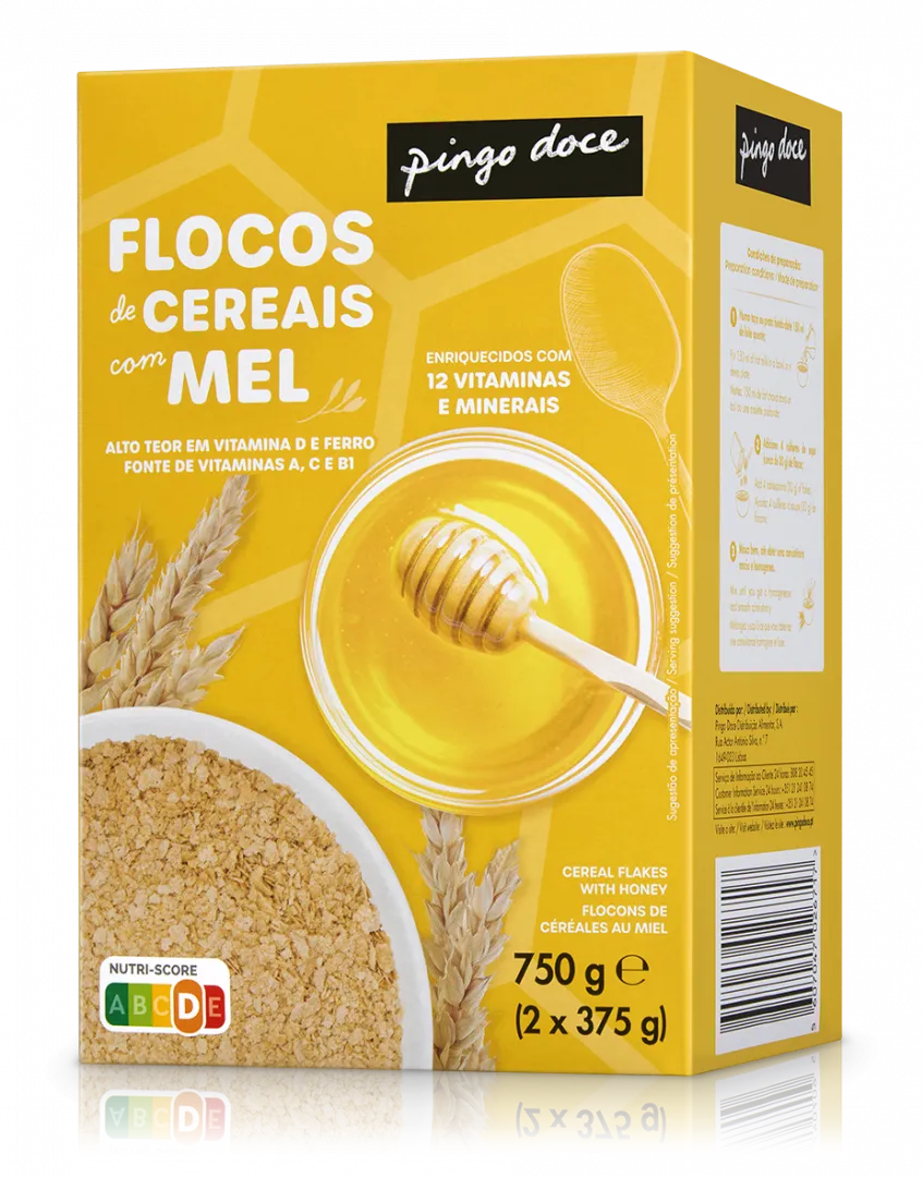 Flocos de Cereais com Mel
