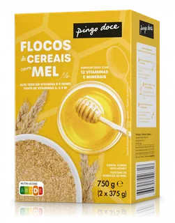 Flocos de Cereais com Mel Pingo Doce