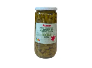 Feijão verde Auchan fino redondo extra 660(360)g