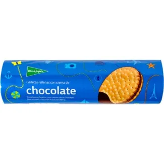 Bolachas Recheadas com Chocolate embalagem 500 g - El Corte Inglés