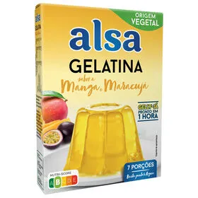 Gelatina em Pó de Manga e Maracujá Gelly-Já Alsa