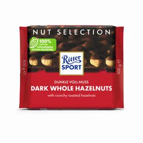 Tablete de Chocolate Negro com Avelã Ritter Sport