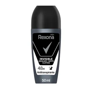 Desodorizante Roll-On Invisible Black & White Rexona