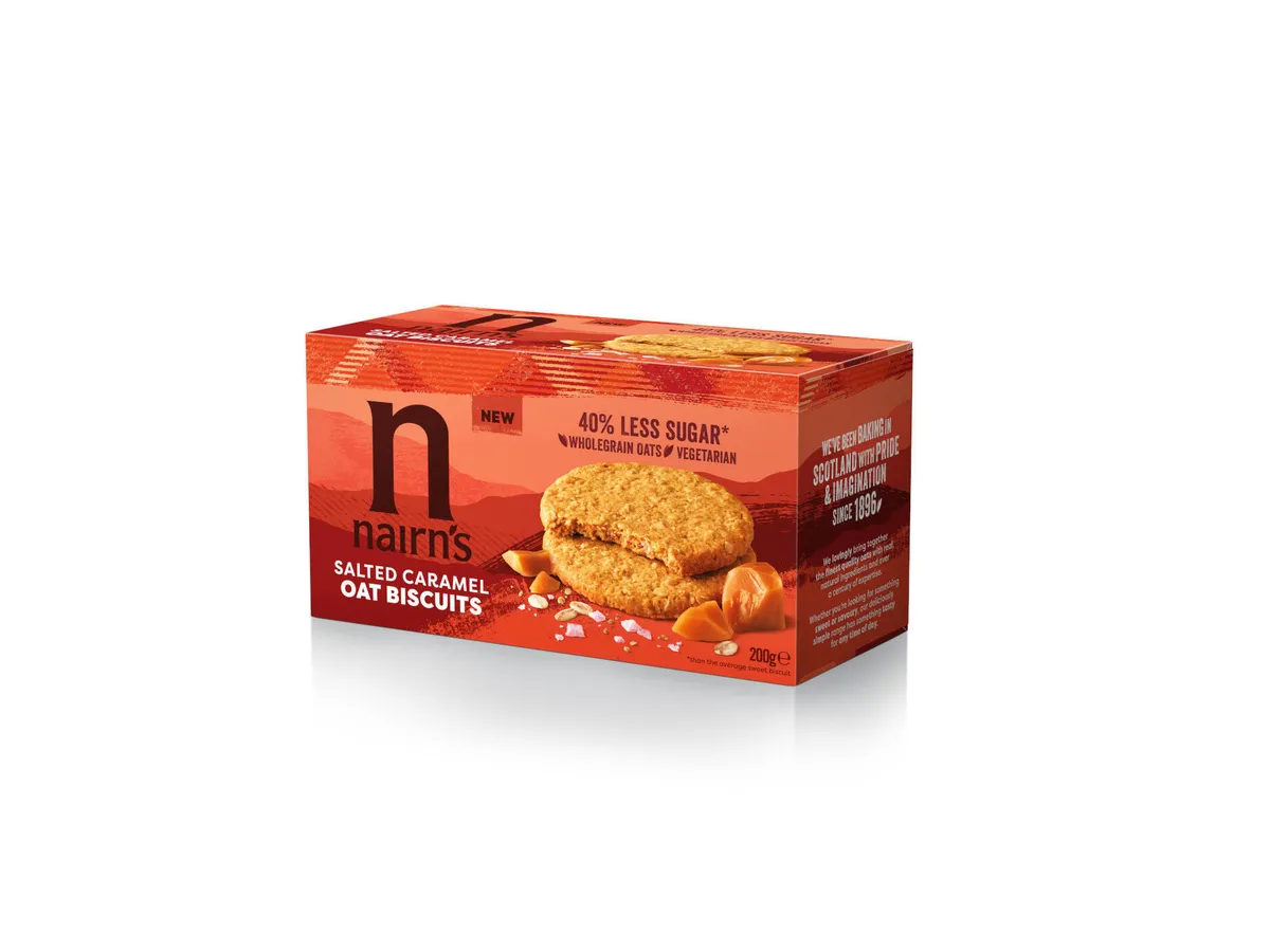 Bolachas Nairns aveia e caramelo salgado 200 g