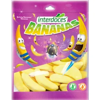 Gomas Bananas embalagem 150 g - Interdoces