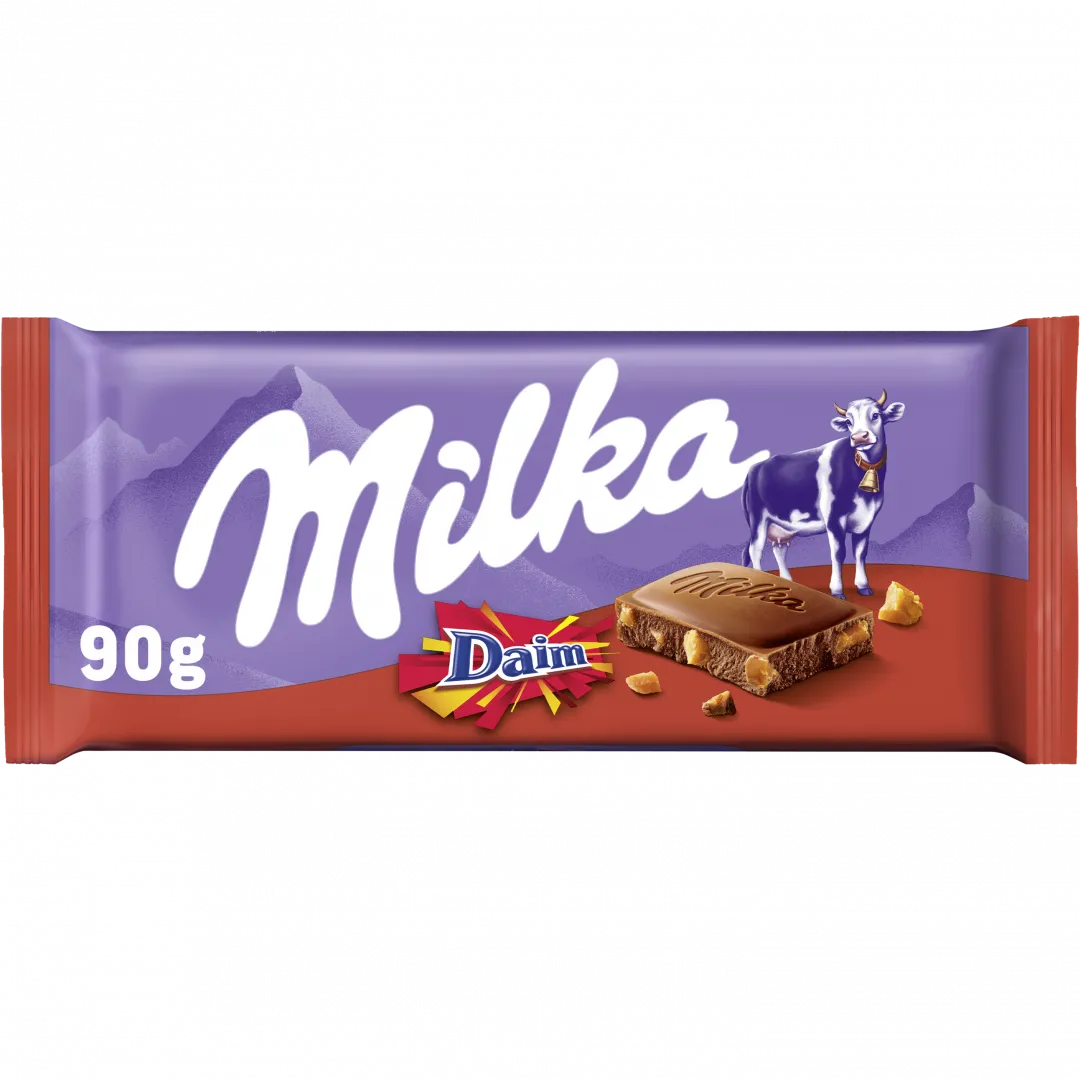 Tablete de Chocolate Milka Daim