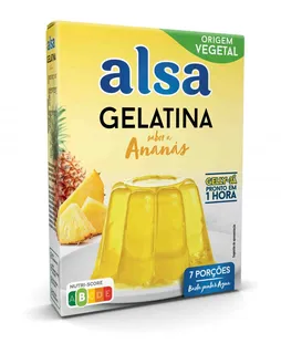 Gelatina em Pó de Ananás Alsa