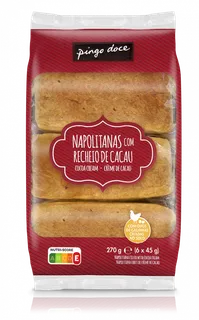Napolitanas de Chocolate Pingo Doce