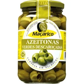 Azeitonas Verdes Descaroçadas 345 g - Maçarico