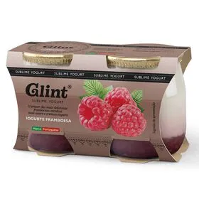 Iogurte Cremoso Pedaços Framboesa Glint