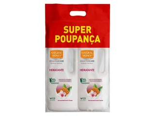 Gel banho Natural Honey hidratante 1350+1350 ml