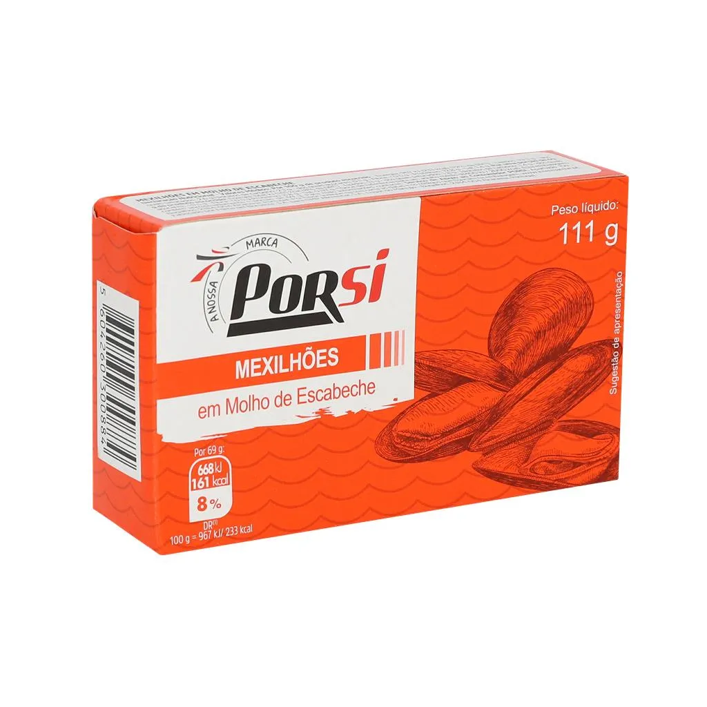 Mexilhões em Escabeche 111g