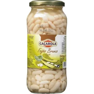 Feijão Branco Cozido frasco 540 g - Caçarola