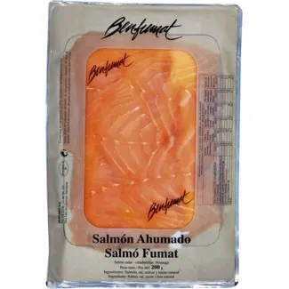 Salmão Fumado unidade 200 g - Benfumat