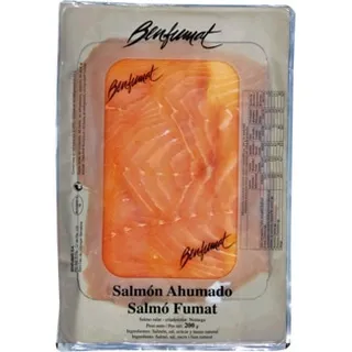 Salmão Fumado unidade 200 g - Benfumat