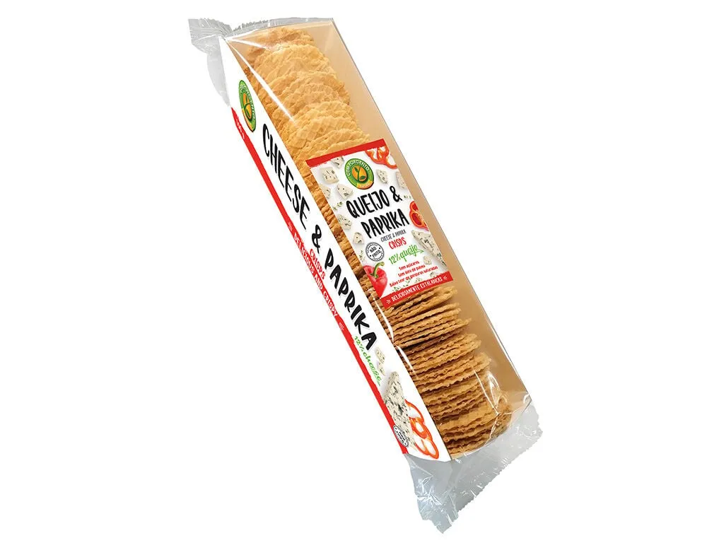Crisps Cemporcento queijo e paprika 100 g