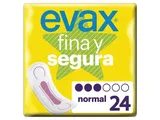 Pensos higiénicos fina e segura normal EVAX 24 un