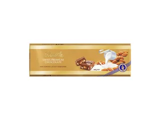 tablete chocolate lindt leite e amêndoas 300 g