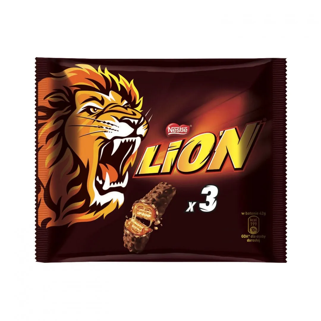 Snack de Chocolate Lion Pack 3