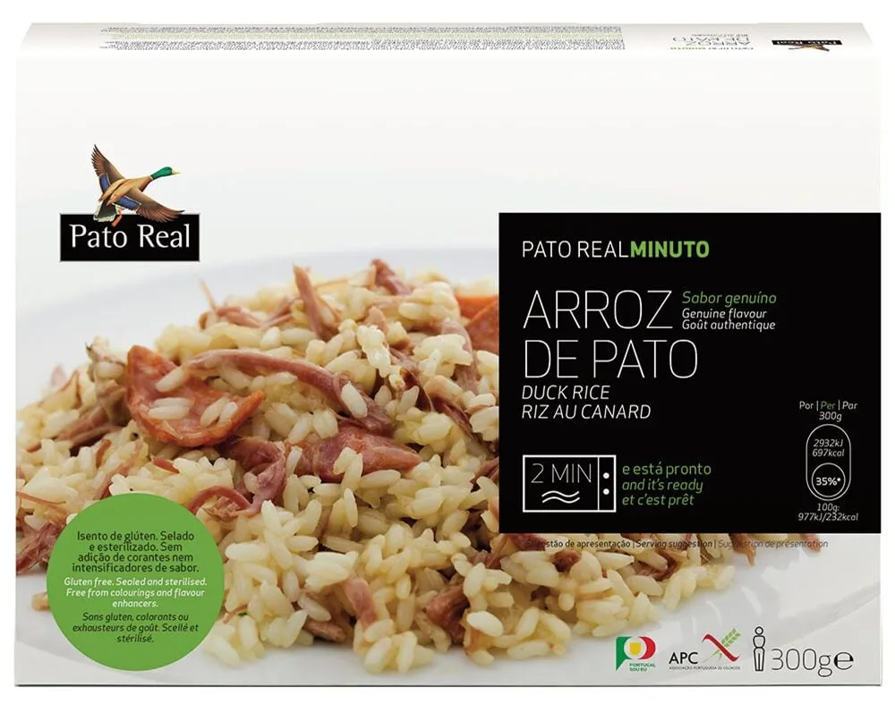 Arroz PATO REAL minuto de pato 300 g