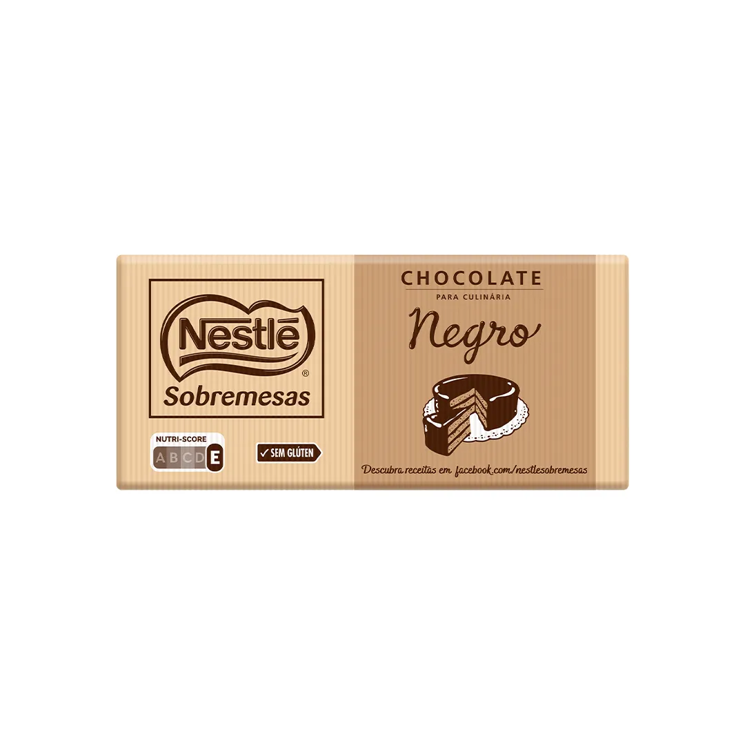 Tablete de Chocolate Culinária 44% Cacau