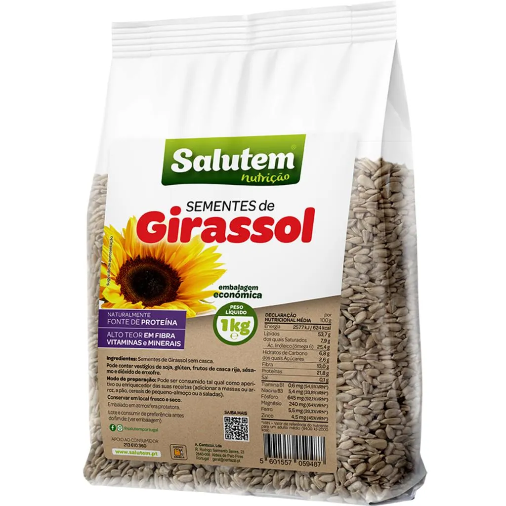 Sementes de Girassol, emb. 1 kg