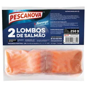 Lombos de Salmão Ultracongelado Pescanova