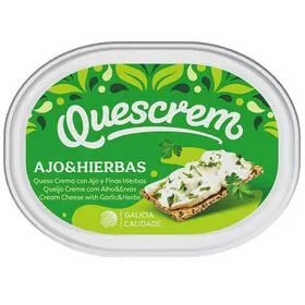 Queijo para Barrar com Alho e Ervas Quescrem